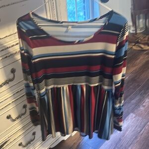 ANDREE BY UNIT Multicolor Striped Blouse